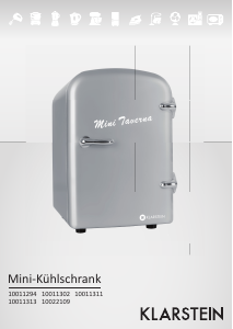 Manual Klarstein 10011313 Mini Refrigerator