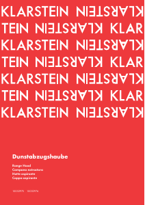 Bedienungsanleitung Klarstein 10032976 Dunstabzugshaube