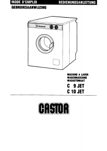 Handleiding Castor C9 Jet Wasmachine