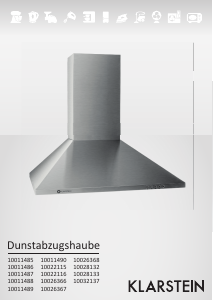 Manual Klarstein 10022115 Cooker Hood