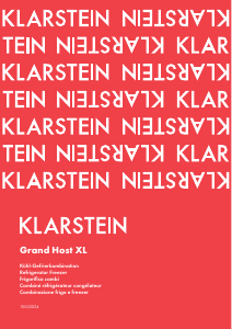 Manual de uso Klarstein 10032024 Grand Host XL Frigorífico combinado