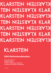 Manual de uso Klarstein 10032190 Frigorífico combinado