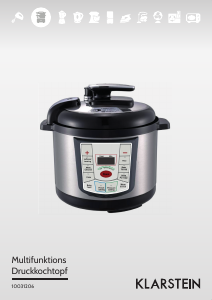 Manual Klarstein 10031206 Pressure Cooker