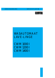 Handleiding Castor CWM 1400 I Wasmachine