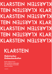 Manual de uso Klarstein 10032911 Horno