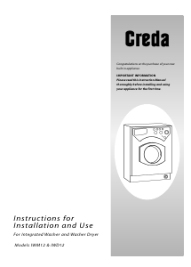 Manual Creda IWM12 Washing Machine