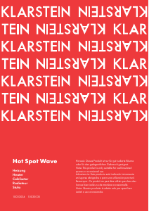 Manuale Klarstein 10033034 Hot Spot Wave Termoventilatore