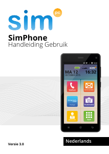Handleiding SimPC SimPhone Mobiele telefoon