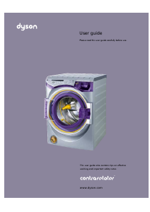 Manual Dyson CR01 Washing Machine