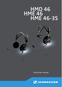 Manual Sennheiser HMD 46 Headset