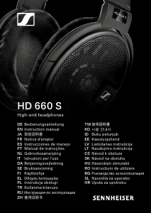 Handleiding Sennheiser HD 660 S Koptelefoon