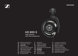Manual de uso Sennheiser HD 800 S Auriculares