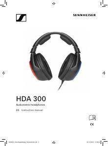 Manual Sennheiser HDA 300 Headphone