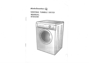 Manual Kelvinator KTD55W Dryer