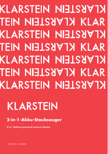 Bedienungsanleitung Klarstein 10032355 Staubsauger