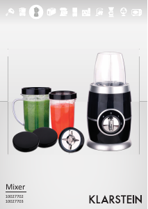 Handleiding Klarstein 10027703 Blender