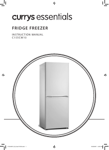 Manual Currys Essentials C155CW10 Fridge-Freezer