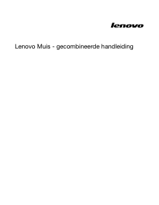 Handleiding Lenovo ScrollPoint Muis
