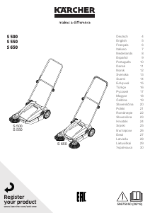 Priručnik Kärcher S 500 Pometač