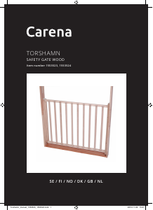 Manual Carena TORSHAMN Baby Gate