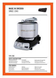 Handleiding Ankarsrum AKM6290b Standmixer