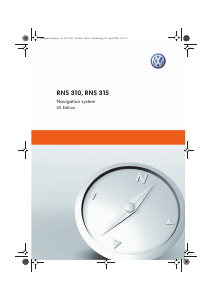 Manual Volkswagen RNS 310 Car Navigation