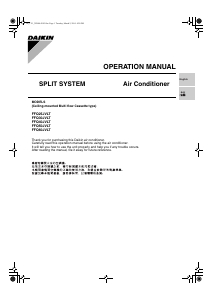 Manual Daikin FFQ40JVLT Air Conditioner