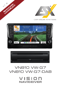 Bedienungsanleitung ESX VN810 VW-G7-DAB Vision (Skoda) Navigation