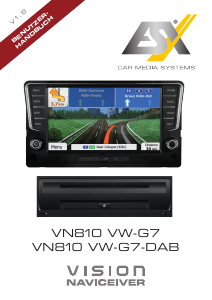 Bedienungsanleitung ESX VN810 VW-G7 Vision (Skoda) Navigation