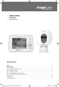 Manual Angelcare AC210 Baby Monitor