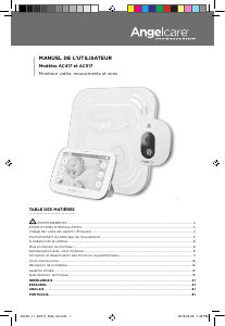 Manual Angelcare AC517 Monitor de bebê