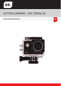 Bedienungsanleitung OK OXC 3040U-IB Action-cam