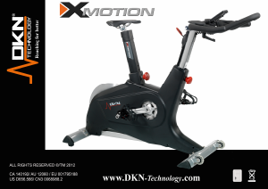 Manual de uso DKN X-Motion Bicicleta estática