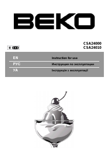 Handleiding BEKO CSA24000 Koel-vries combinatie