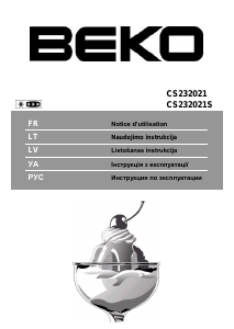 Mode d’emploi BEKO CS232021S Réfrigérateur combiné
