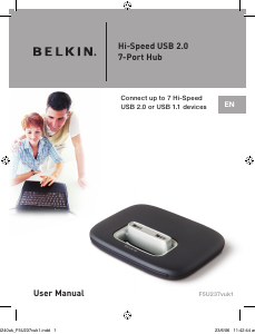 Manual Belkin F5U237vuk1 USB Hub