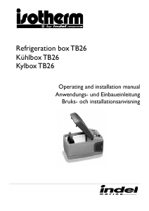 Bruksanvisning Isotherm TB26 Kylbox