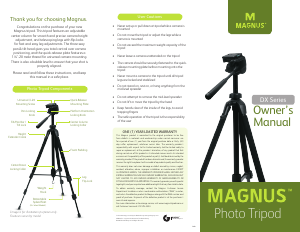 Manual Magnus DX-5330 Tripod