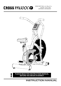 Handleiding Crossmaxx Air Bike Pro Hometrainer