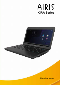 Manual de uso Airis Kira N10040 Portátil