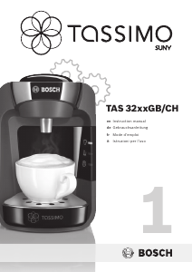 Manual Bosch TAS3203GB Tassimo Suny Coffee Machine