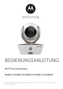 Bedienungsanleitung Motorola FOCUS85 Webcam