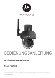 Bedienungsanleitung Motorola FOCUS73 Überwachungskamera
