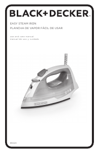 Manual de uso Black and Decker IR02V Plancha