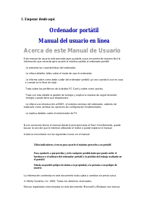 Manual de uso Airis Pragma N830 Portátil