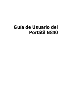 Manual de uso Airis Pragma N840 Portátil