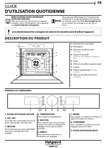 Mode d’emploi Hotpoint FI4 851 H IX HA Four