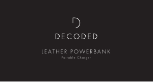 Mode d’emploi Decoded Leather Chargeur portable