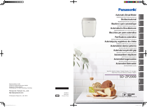 Manual de uso Panasonic SD-ZD2010KXH Máquina de hacer pan