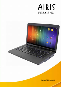 Manual de uso Airis Praxis 13 N1300A Portátil